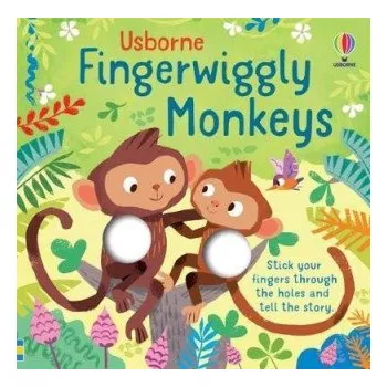 První čtění Fingerwiggly Monkeys (Felicity Brooks)(Leporelo)