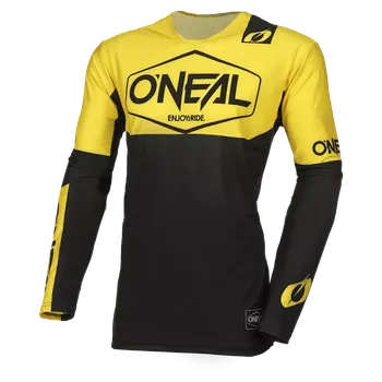 Moto dres Motokrosový MX Dres O'Neal MAYHEM Jersey HEXX black/yellow 2025 - XL, XXL