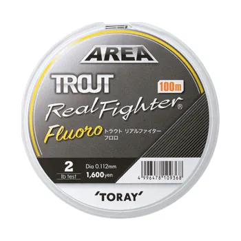 Toray Fluorocarbon Trout Area Real Fighter Fluoro 100 m 0,134 mm