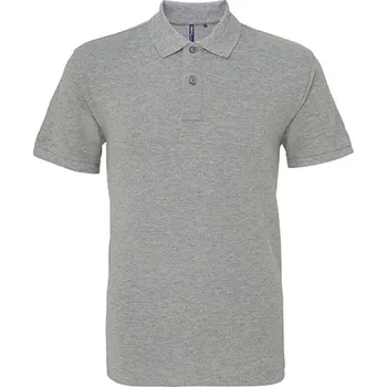 Pánské tričko Asquith &amp; Fox Pánské polo triko AQ010 Heather Grey 4XL