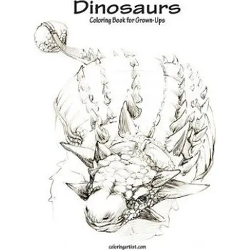 Cizojazyčná kniha Dinosaurs Coloring Book for Grown-Ups 1 (Nick Snels)(Brožovaná)
