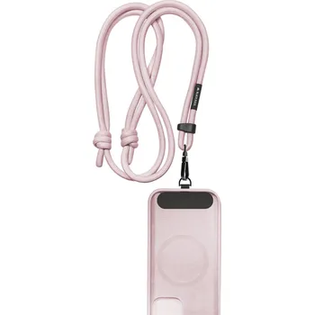 Black Rock Universal Lanyard, šňůrka na mobil, s karabinkou, 30-60 cm, světle růžová