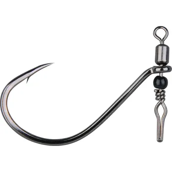 Rybářský háček Drop shotový háček Gamakatsu-Spro Swivel Shot NS Black Vel.1/0 (3ks)