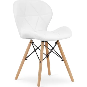 Jídelní židle Židle LAGO ekokůže - bílá x 1