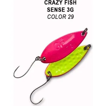 Plandavka Crazy Fish Sense 32mm 3g color 29