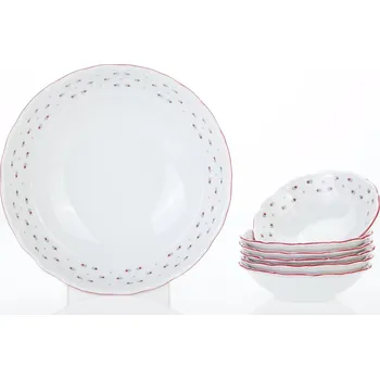 G. Benedikt Kompotová souprava, český porcelán, Franceska, G. Benedikt, 7 d.