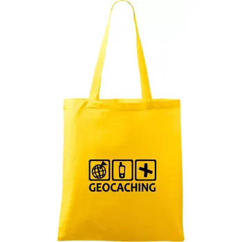 Geocaching ikony - Taška bavlněná - 42 x 38 cm ( Žlutá )