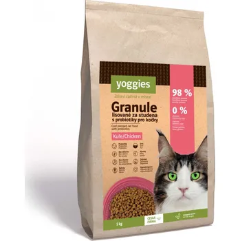 Krmivo pro kočku Yoggies Granule s probiotiky pro kočky všech kategorií kuřecí