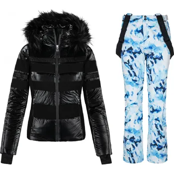 Dámský lyžařský komplet Dalila BLK 38 + Torien WHT 36