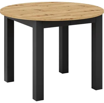 Jídelní stůl Tempo Kondela Haroldy (pro 4 osoby) (dub artisan + černá)