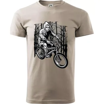 Ride Bike To Kill - Klasické pánské triko vyšší gramáže - S ( Ledově šedá )