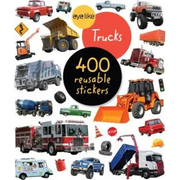 Cizojazyčná kniha Eyelike Stickers: Trucks (WORKMAN PUBLISHING)(Brožovaná)