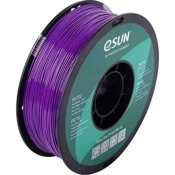 3D tisk PET-G eSUN 1,75 mm 1 kg, Barva Solid purple
