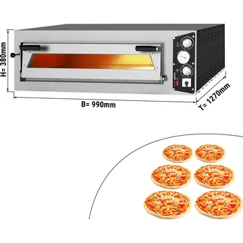Pec na pizzu G.Gastro Pec na pizzu 6x35 cm (hluboká)
