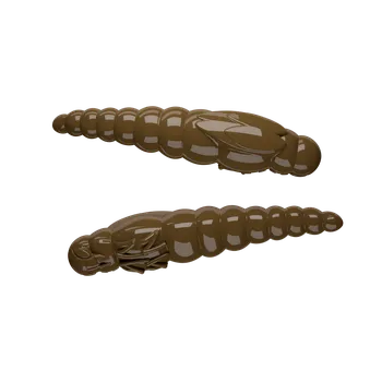 Umělá nástraha Gumová nástraha Libra Lures Largo Slim 28mm Brown 038 Cheese (15ks)