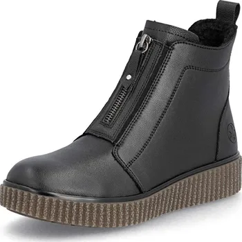 Dámské kozačky Dámská kotníková obuv RIEKER Y4354-00 černá W5 38