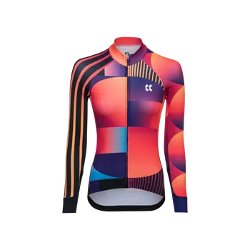 cyklistický dres Kalas Dámský cyklistický dres POSTERLAD Z5 | Dres dlouhý rukáv TEMPS Kalas velikost: 6 (XXL)