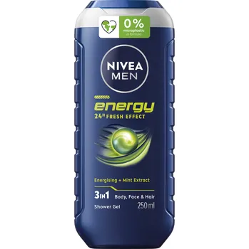 Sprchový gel NIVEA MEN Sprchový gel pro muže 3 v 1 Energy&nbsp; 250ml