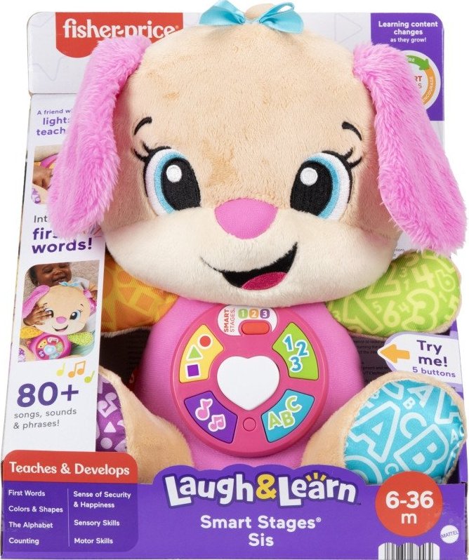 Fisher-Price Mluvící pejskova sestřička Smart Stages JFD36