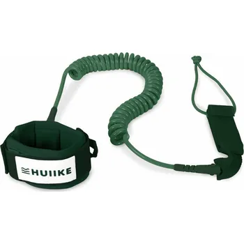 Vodní sport HUIIKE Leash na Paddleboard Spirálový Nastavitelný HUIIKE, Zelený, Standardní 70 MM ZELENÁ