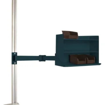 Manuflex LZ3901.7016 ESD ESD vidění regálové reproduktory v antracitově RAL 7016, š x h = 430 x 155 x 310 mm