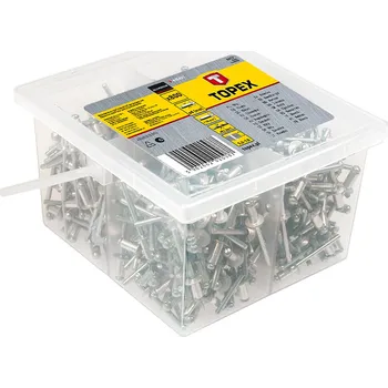 Nýt Topex Nýt hliníkový trhací 4,0mm x 10mm, 800ks 43E421