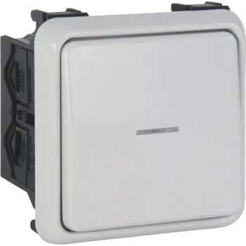 vypínač Manuflex ZB0933 Vypínač s kontrolkou předem sestavená pro propojené energie kanál, Šxhxv= 75 x 50 x 75 mm