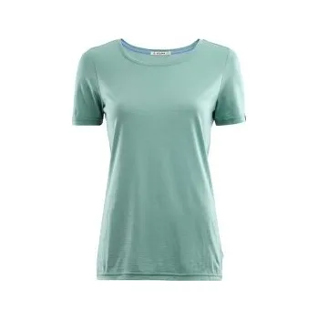 Dámské tričko Aclima LightWool T-Shirt Women Oil Blue modrá S