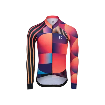 cyklistický dres Kalas Pánský cyklistický dres POSTERLAD Z5 | Dres dlouhý rukáv TEMPS Kalas velikost: 3 (M)