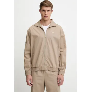 Pánská větrovka Bavlněná bunda adidas Originals Firebird Jacket, L, béžová, 80X