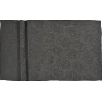 ubrus Sander Žakárový ubrus s úpravou proti skvrnám Aurora, 150 x 250 cm, graphite 52117-34