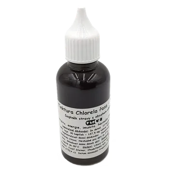 Doplněk stravy STEZA - Tinktura Chlorela řasa - FORTE 50 ml. (Tinktura Chlorella)