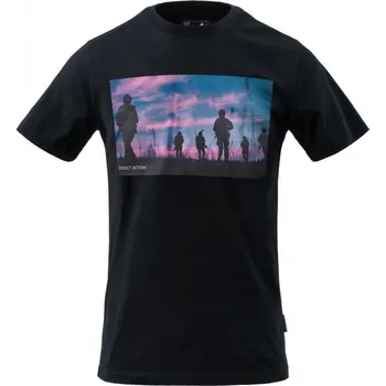 Pánské tričko DIRECT ACTION Triko SUNSET ČERNÉ M ČERNÁ - BLACK