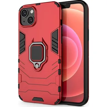 Pouzdro na mobilní telefon Lenuo Armor obal pro iPhone 15 Plus červená