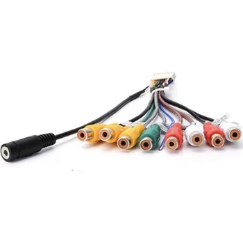 Příslušenství ke zvukové technice Multifunkční propojovací audio kabel 20 PIN pro externí mikrofon Jack 3,5 mm