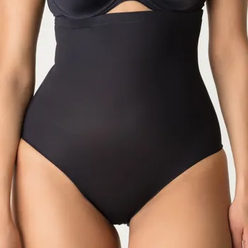 Kalhotky PrimaDonna - Perle kalhotky vysoké stahovací charcoal 48 0562343