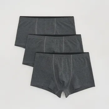 Pánské oblečení Reserved - Sada 3 boxerek classic - tmavě šedá - 009ES-90X - 009ES-90X-XXL