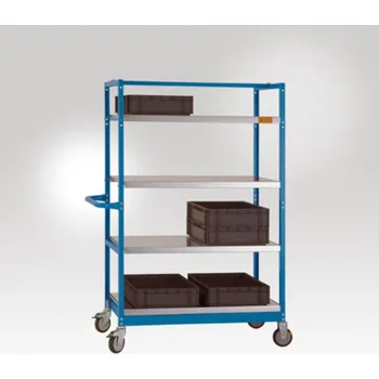 Manuflex LV3152.7035 ESD regálový vozík ocel práškově lakováno Zatížení (max.): 250 kg světle šedá