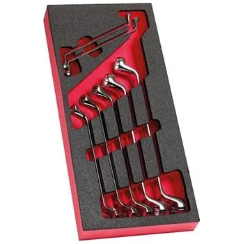 Klíč Facom MODM.55A-1 Sada dvoustranných zahnutých očkových klíčů v pěnovém modulu