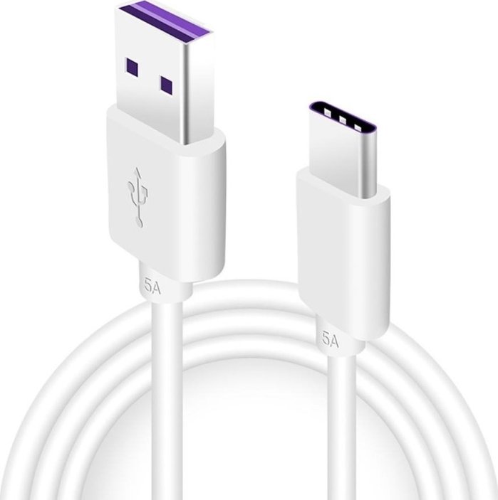Huawei Original Quick Charger USB-C Datový Kabel 5A 1m White (Service Pack)
