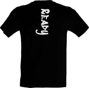 Pánská móda Tričko s potiskem Ready shirt Black pánské