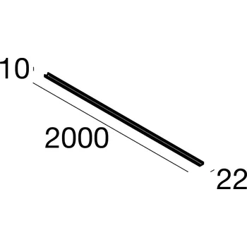 Noční světlo Linea Light 62758 Fylo+ Out, difusor 200cm