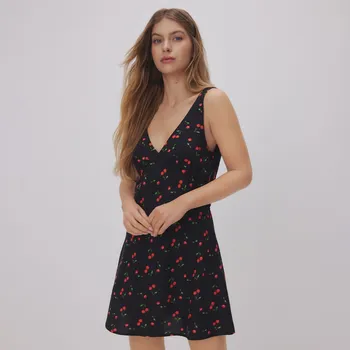 Dámské šaty Reserved - Mini šaty s příměsí viskózy - vícebarevná - 348FH-MLC - 348FH-MLC-M