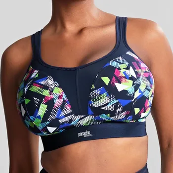 Podprsenka Panache Sport - Panache Sport sportovní podprsenka bez kostic graphic print 38E 7341B