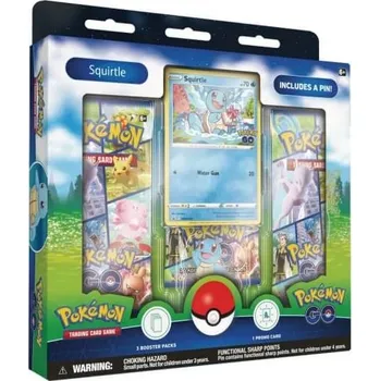 Sběratelská karetní hra Pokémon TCG GO Pin Box Squirtle