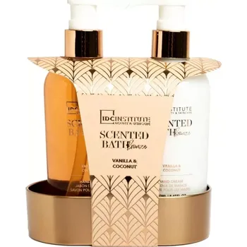 Kosmetická sada IDC Scented Garden Bronze Dárková sada s vůní vanilky a kokosu