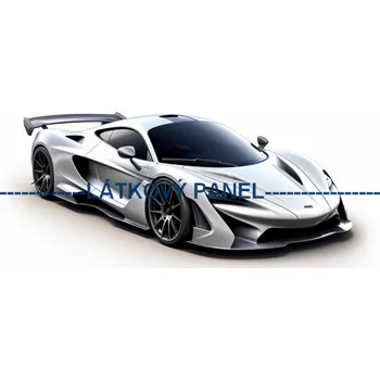 Látkový panel - Auto - AM-48 Velikost: 15x15cm, Materiál: Kočárkovina