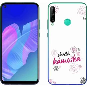 Pouzdro na mobilní telefon Gelový kryt mmCase na Huawei P40 Lite E - skvělá kámoška bílé pozadí