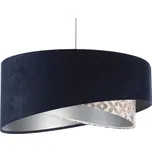 BPS koncept Závěsné svítidlo GALAXY imitace obkladu, 1xE27, ø 50 cm Barva: Modrá-stříbrná