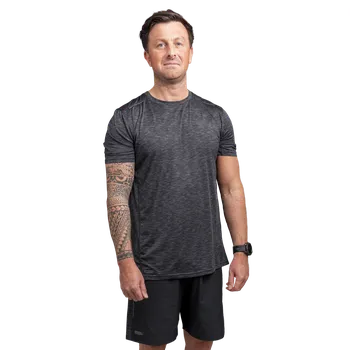 Rybářské oblečení RidgeMonkey Tričko APEarel CoolTech Stealth Edition T-Shirt - L